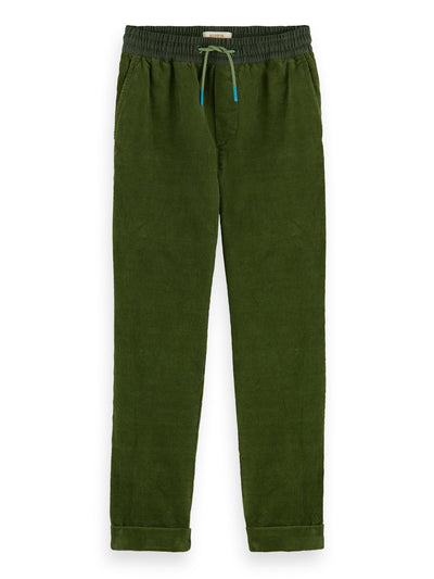 Loose Tapered Fit Corduroy Pants