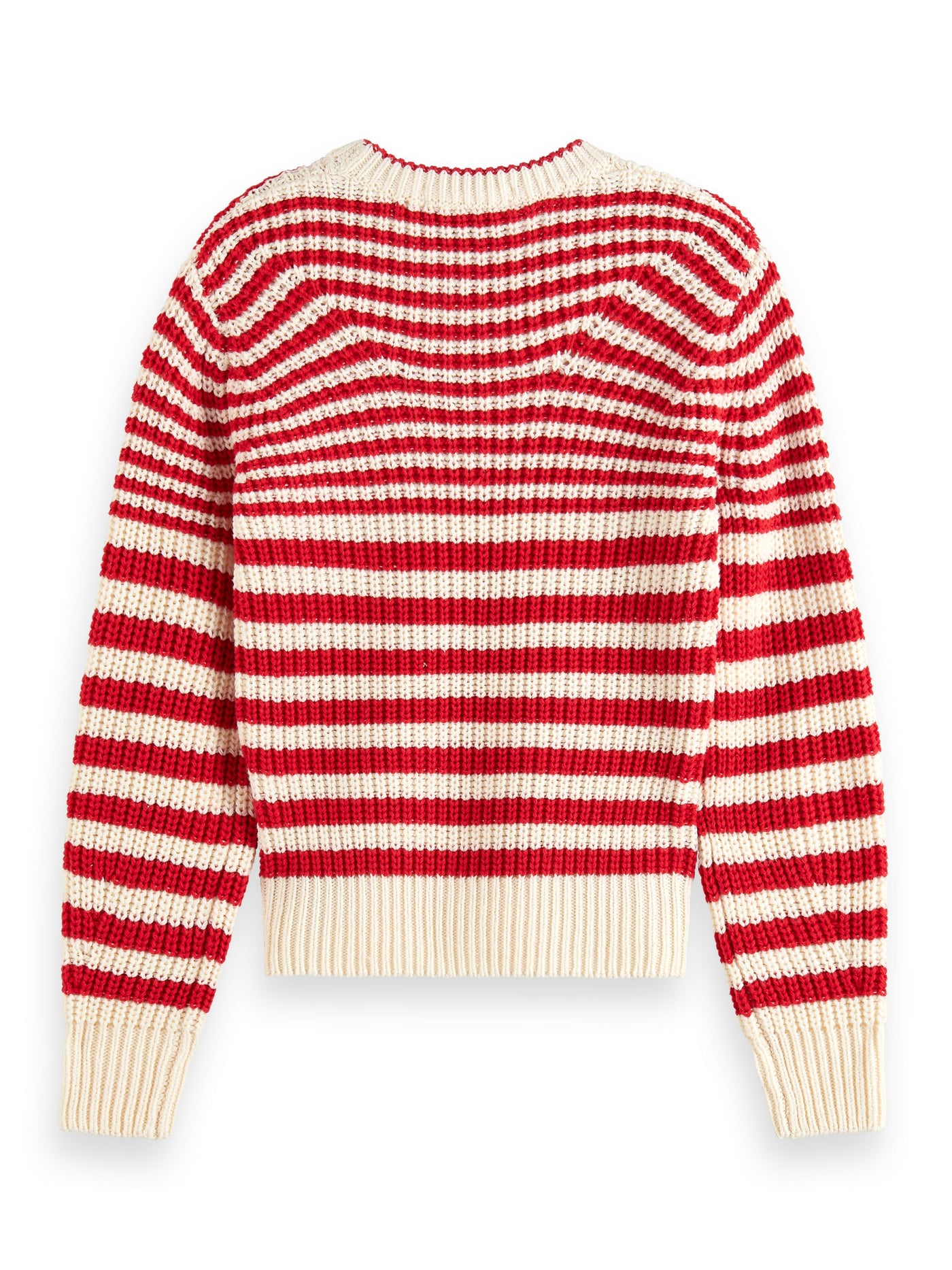 Girl Striped Pullover | Red/White