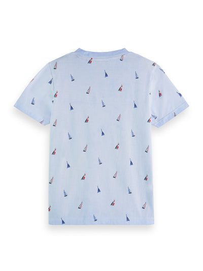 Garment-Dyed Short Sleeve Tshirt | Mini Sail