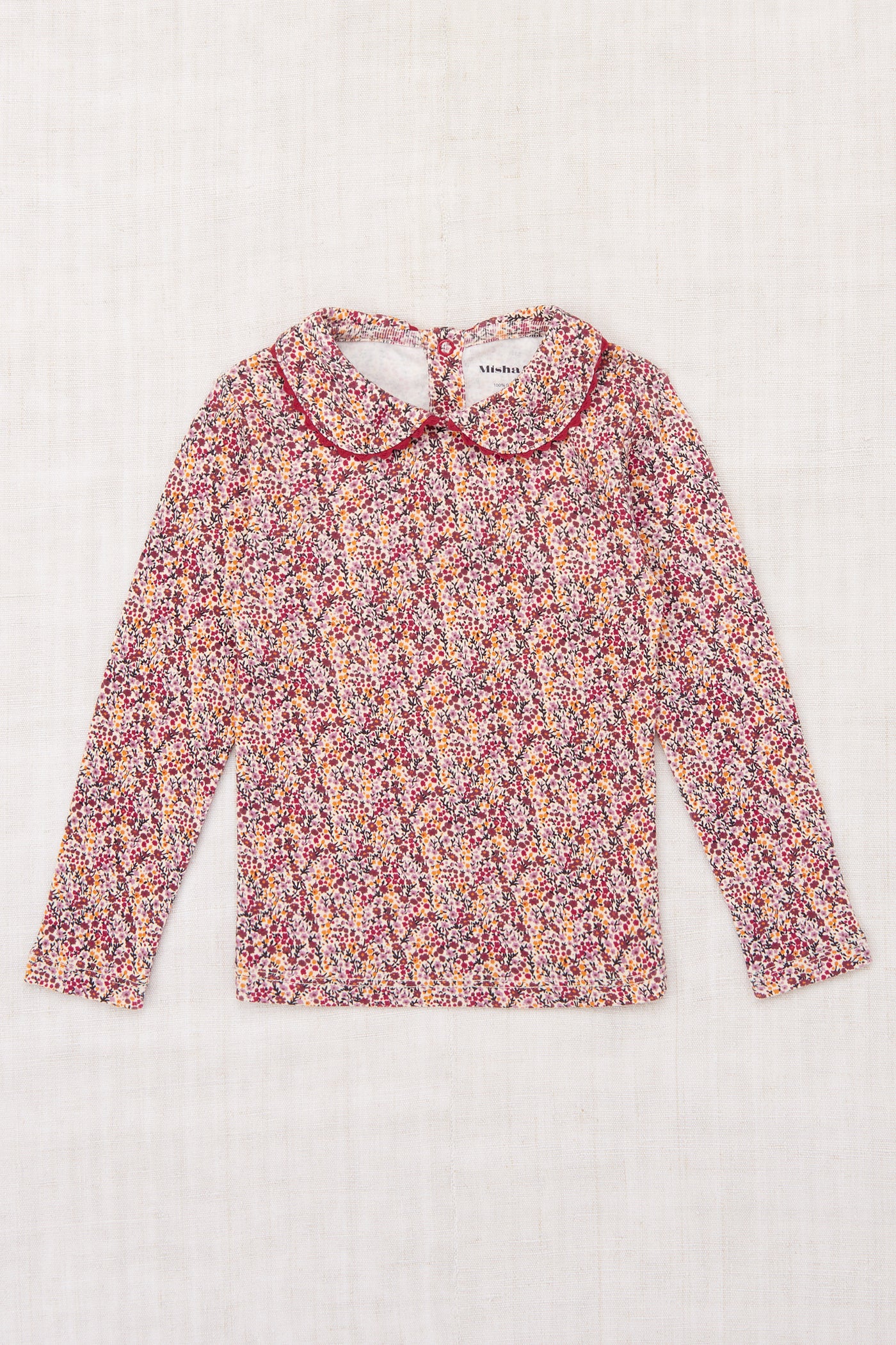 Rickrack Peter Pan Top | String Mini Floral