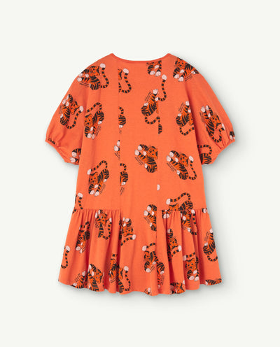 Orange Walrus Kids Dress