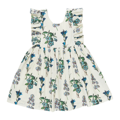 Marceline Dress | Blue Botanical
