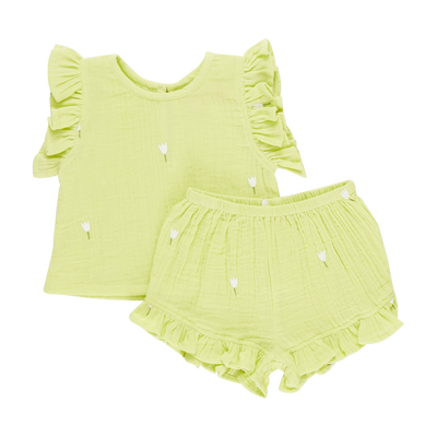 Roey 2-Piece Set | Tulip Embroidery