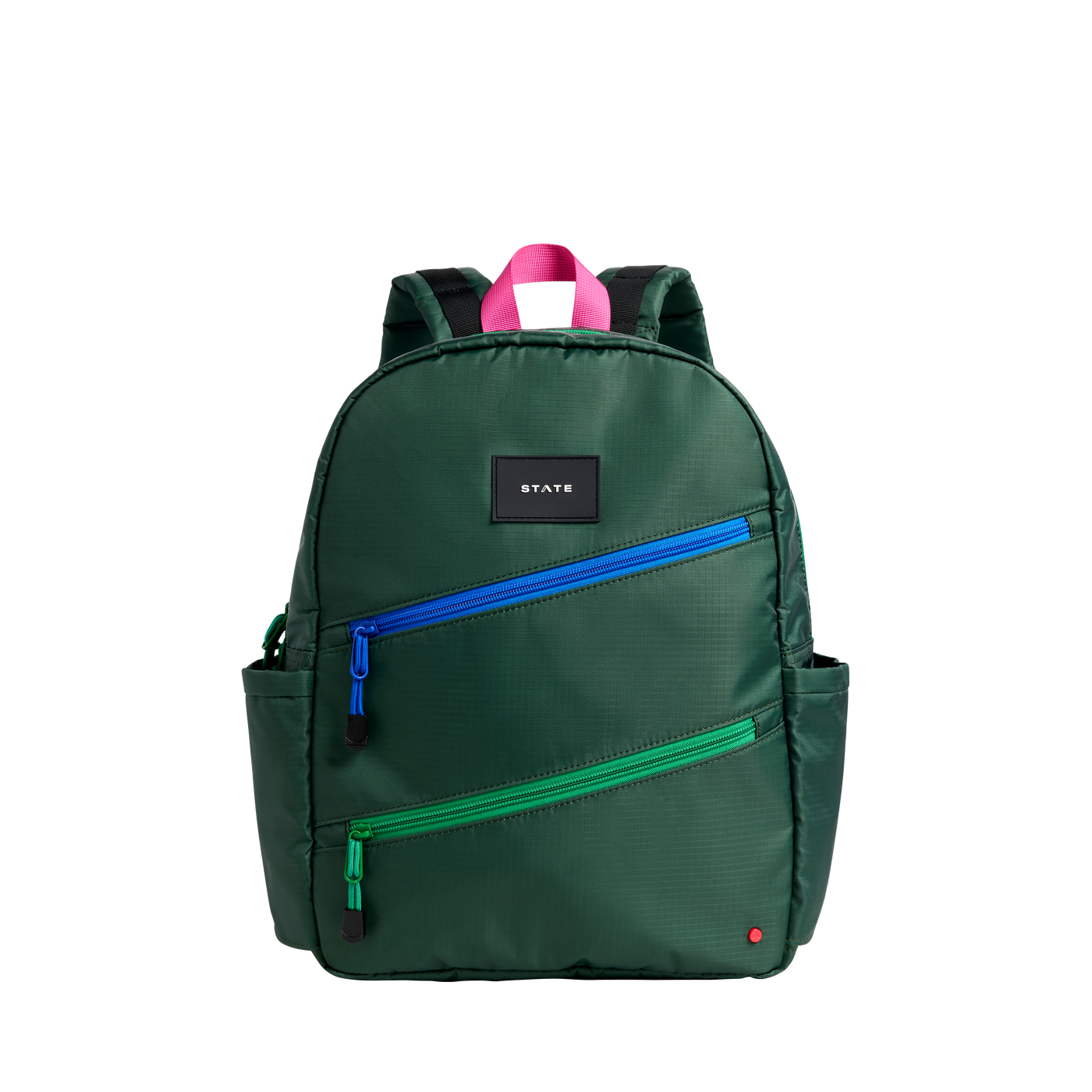 Kane Backpack | Olive Diagonal Zipper