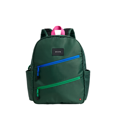 Kane Backpack | Olive Diagonal Zipper