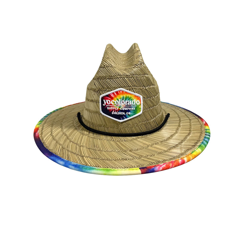 Kids' Tie Dye Straw Hat