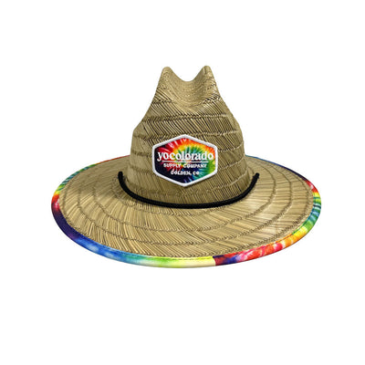 Kids' Tie Dye Straw Hat