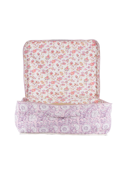 Storage Bag Taty | Pink Daisy Garden