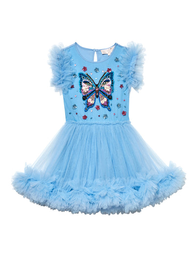 Kaleidoscope Eyes Tutu Dress | Placid Blue