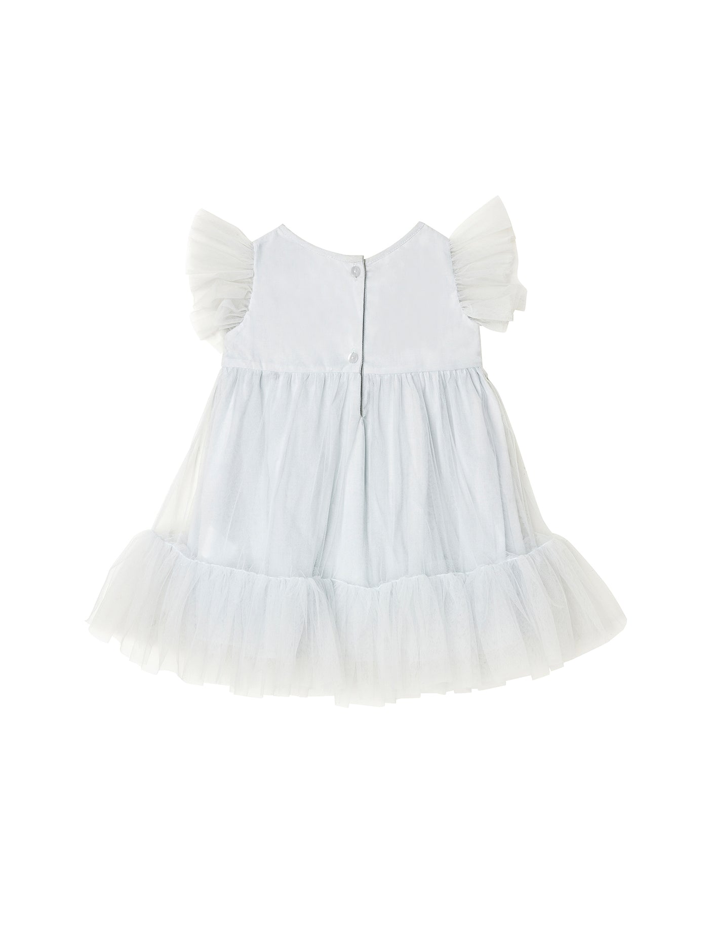 Bebe First Frost Tulle Dress | Illusion Blue