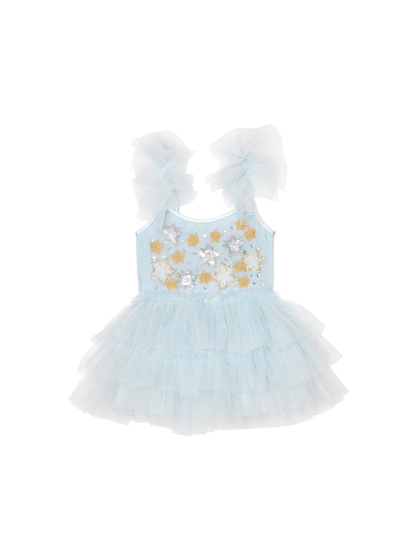 Bebe Starry Delight Tutu Dress | Illusion Blue