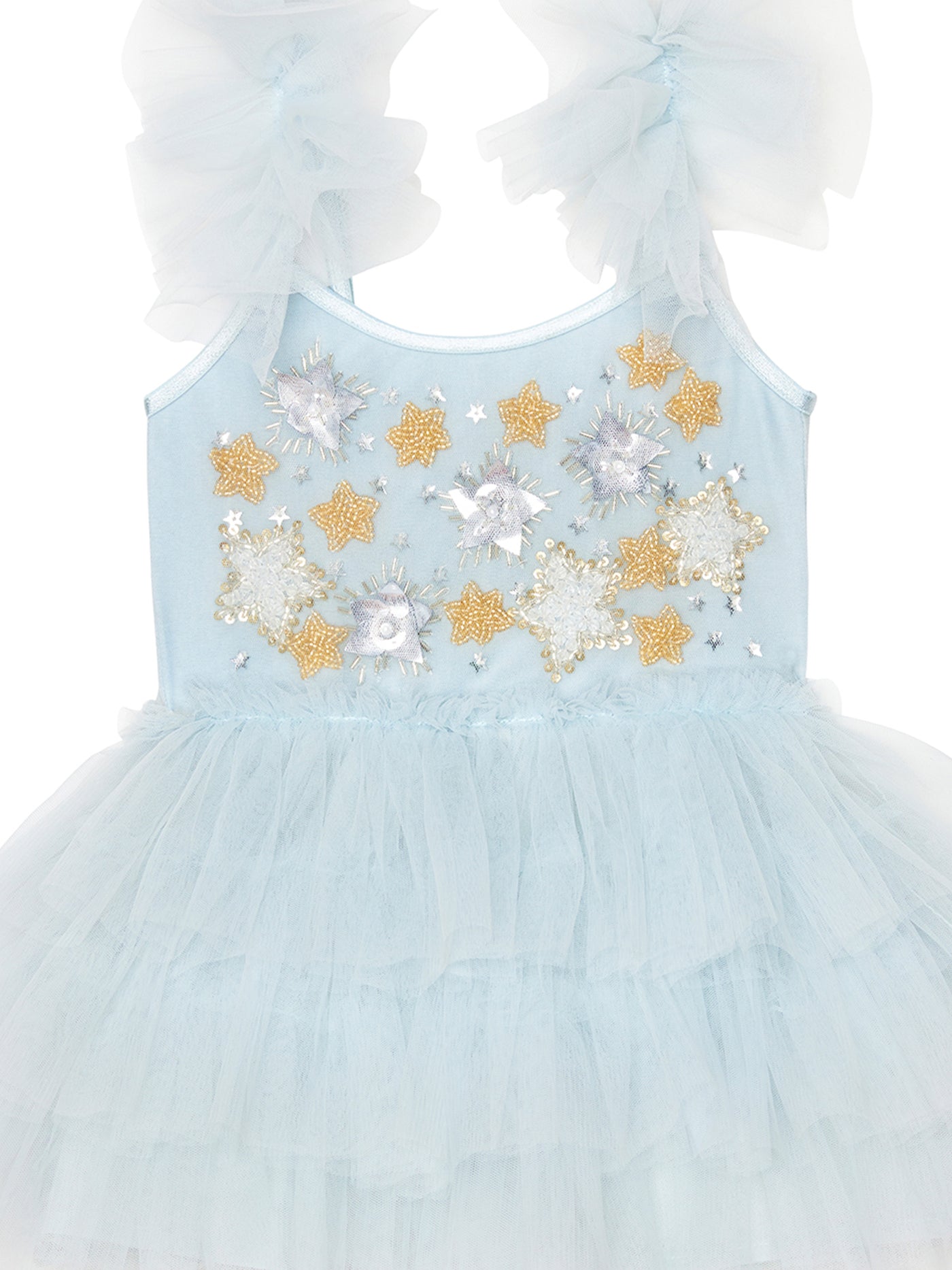 Bebe Starry Delight Tutu Dress | Illusion Blue