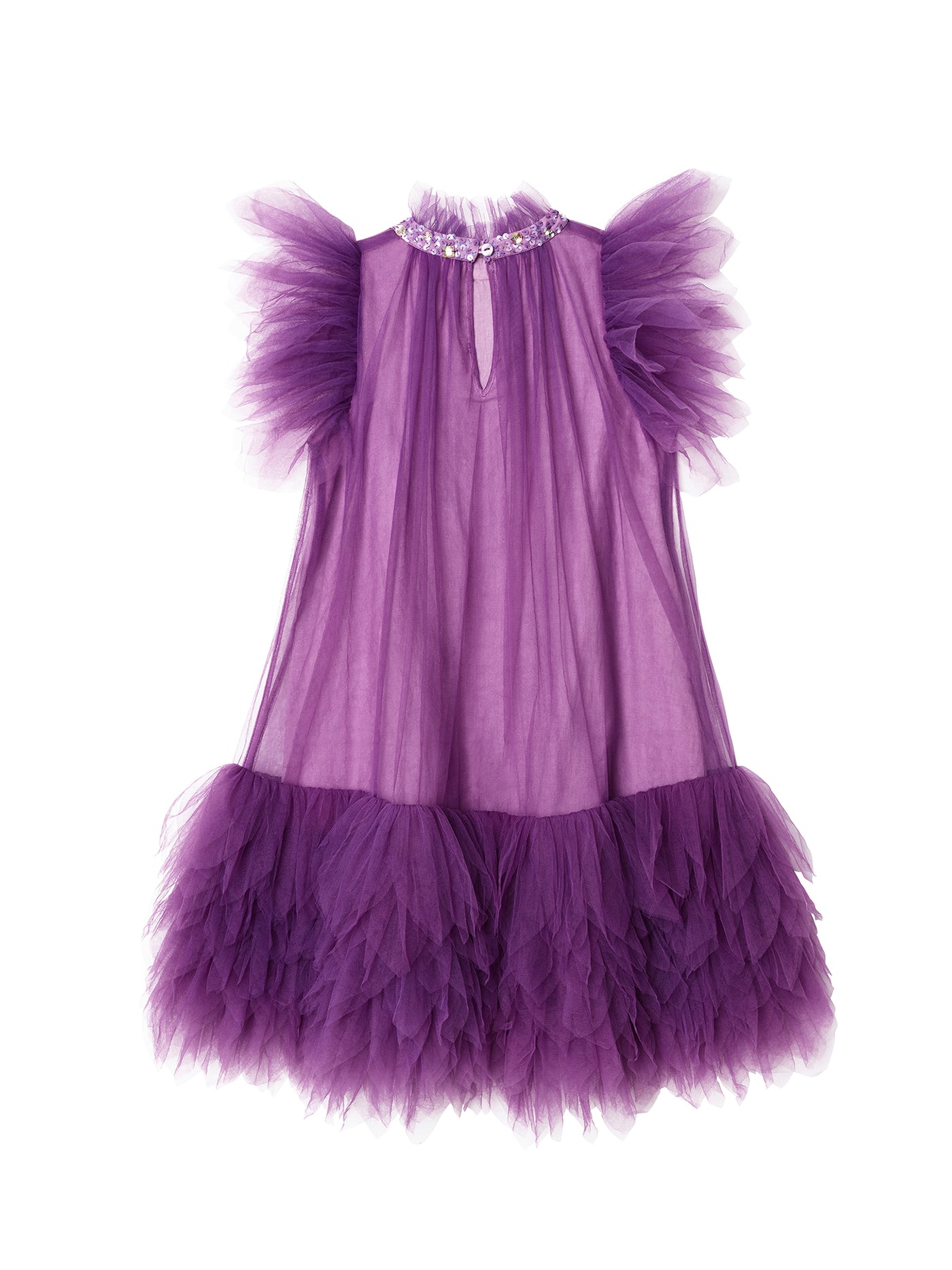 Dahlia Tulle Dress | Bright Violet