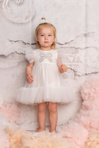 Bebe Wrapped Up Tulle Dress | Milk