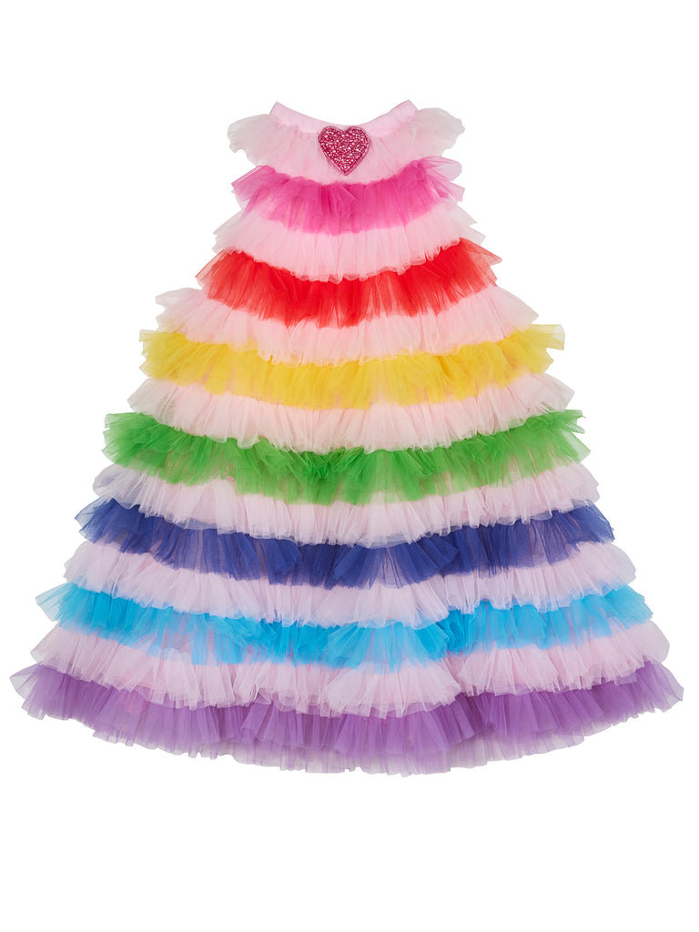 birthday rainbow tulle dress Rachel Riley Rainbow Tulle Party Dress at Nordstrom, Size 10