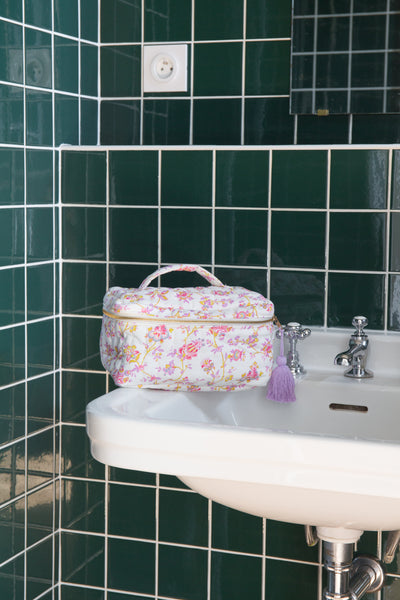 Toiletry Bag Laety | Cream Bucolia Fields