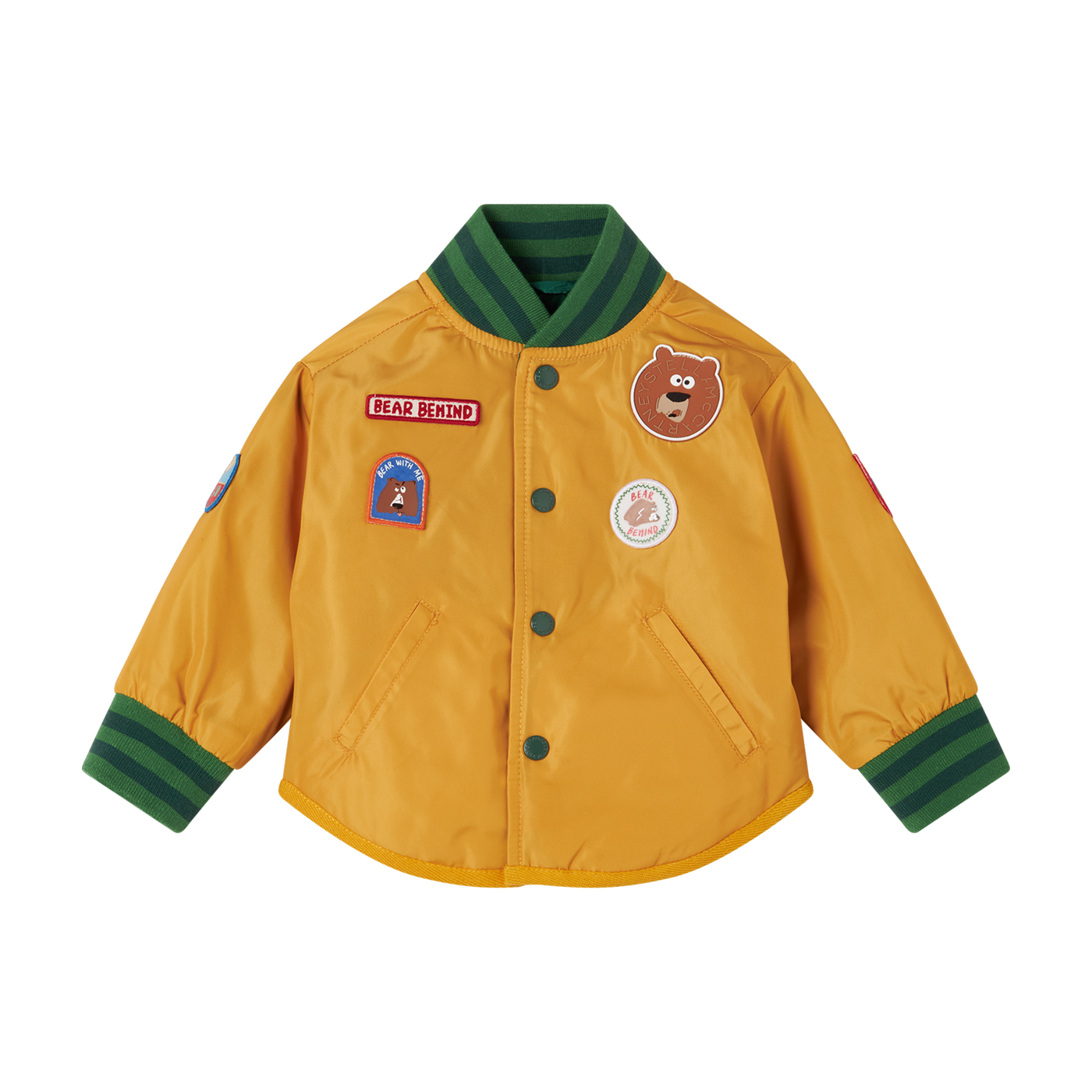 Baby Jacket With Bear Badges