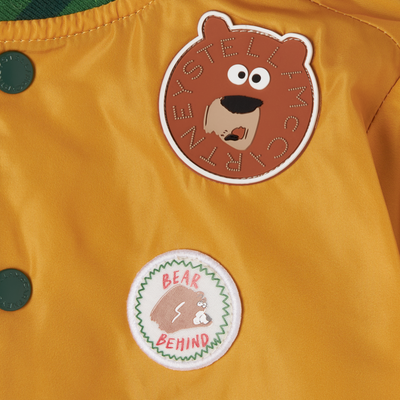 Baby Jacket With Bear Badges