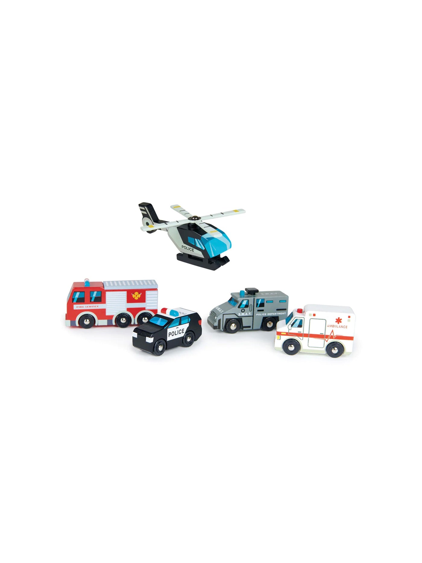 Tender Leaf Toys Emergency Vehicles