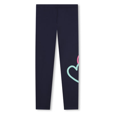 Heart Leggings | Indigo