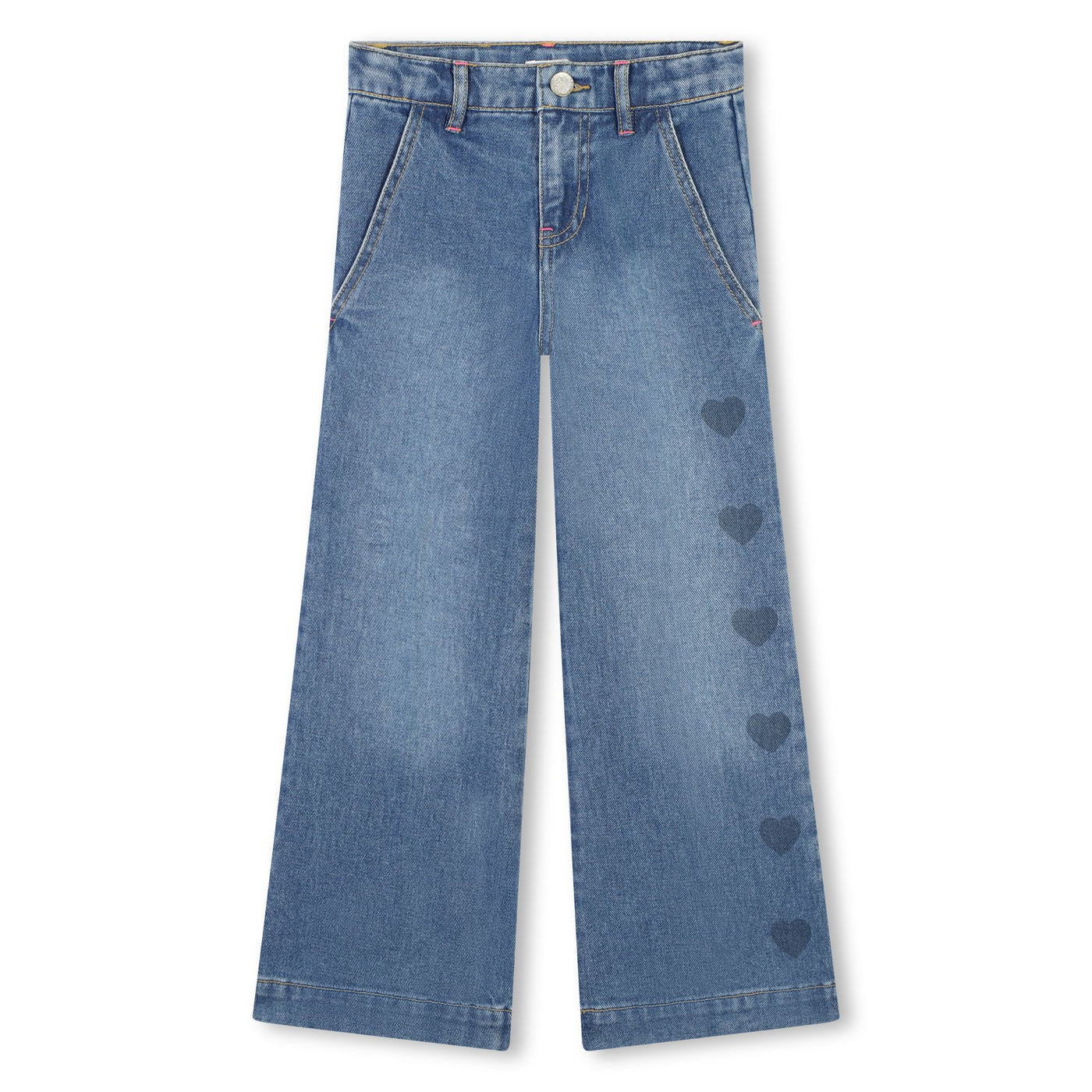 Wide Leg Denim Pants