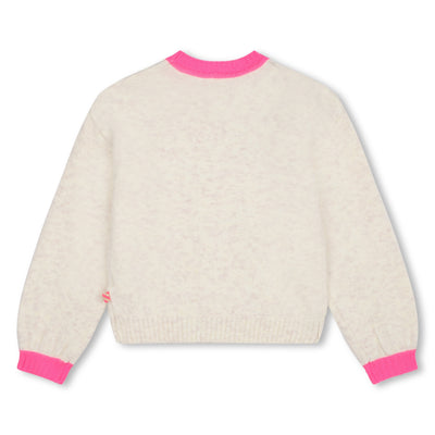 Knit Sequin Heart Sweater