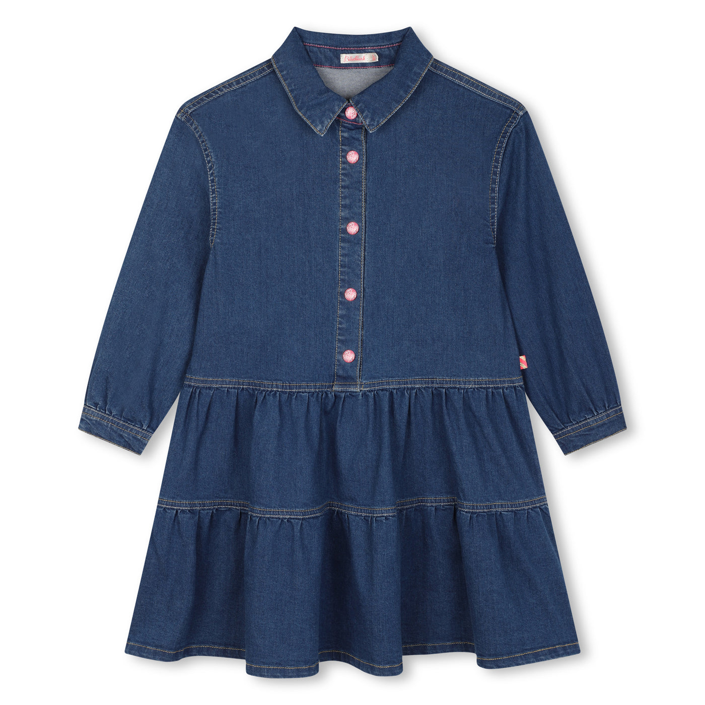 Flounce Denim Dress