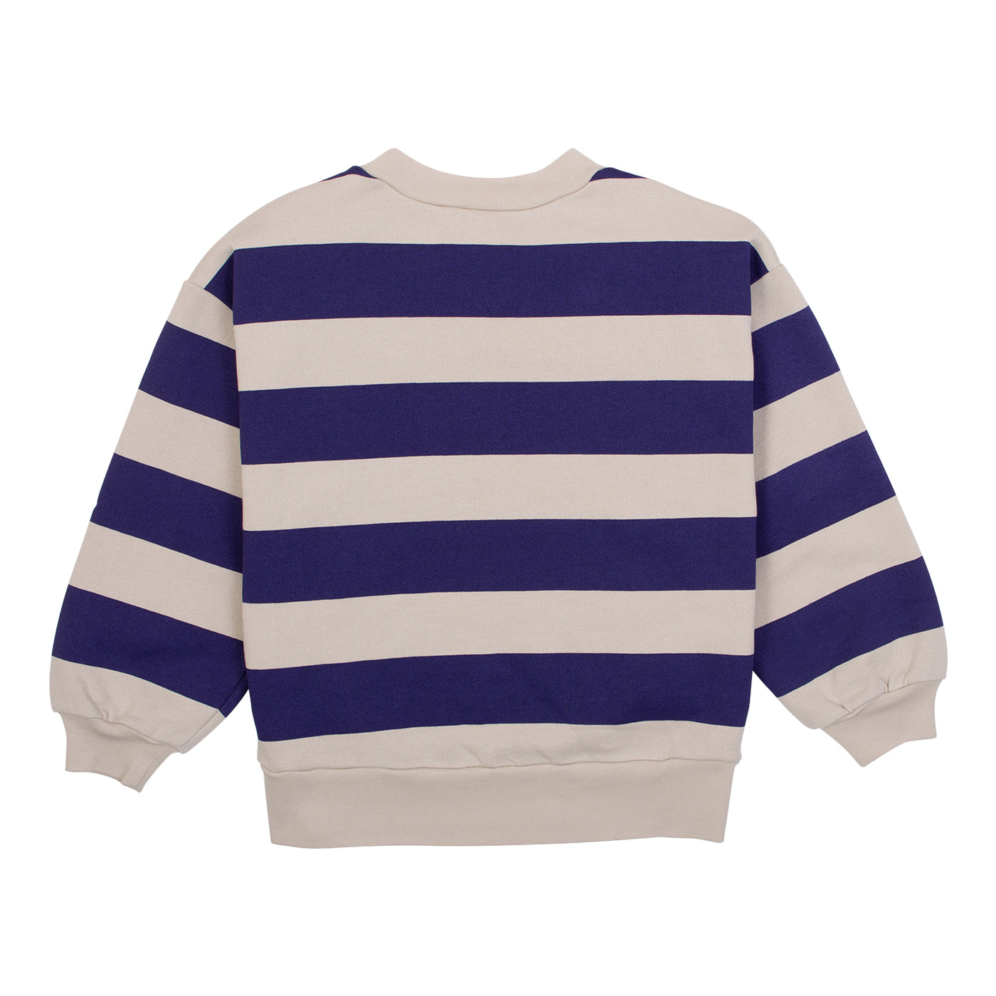 blue stripe sweatshirt