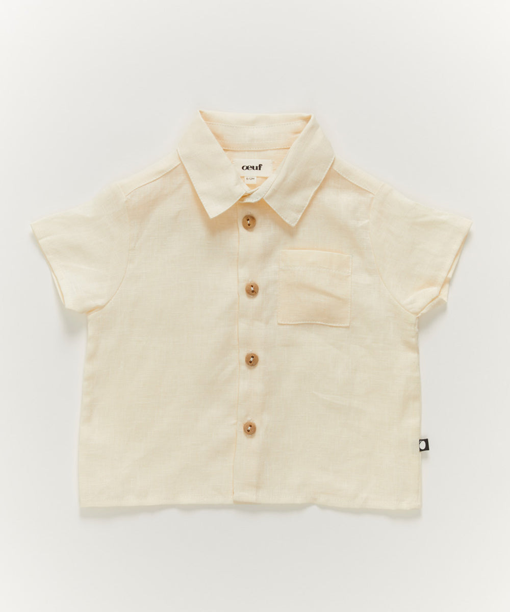 Button Down Shirt in Gardenia