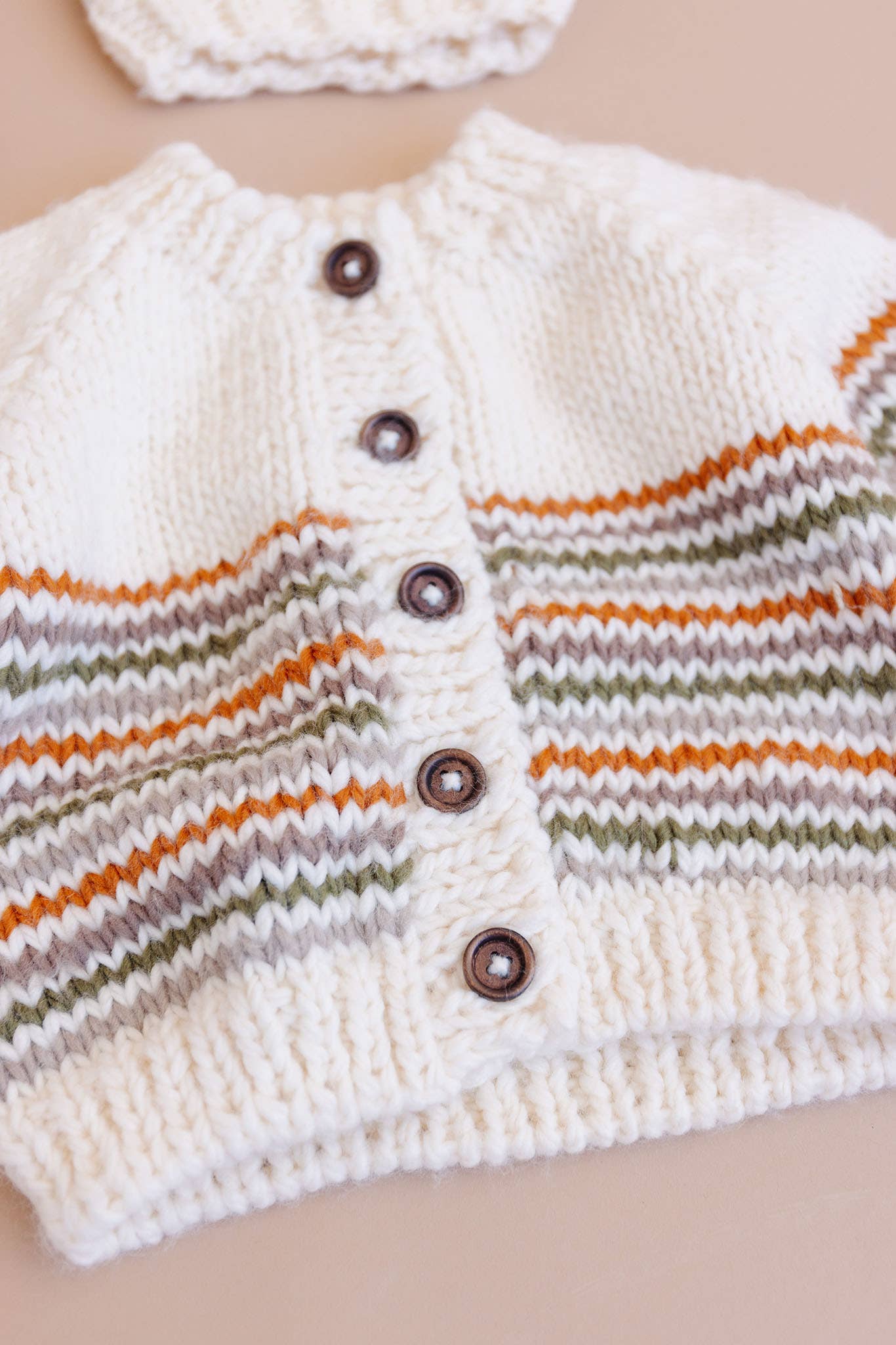 Woodland Stripe Cardigan Baby Kid Back to School Fall Winter
