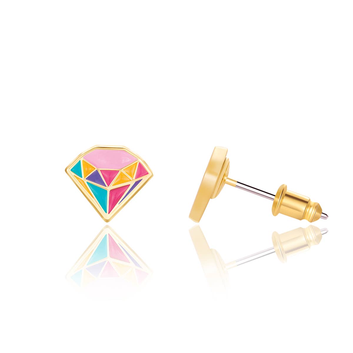 Princess Jewel Cutie Stud Earrings