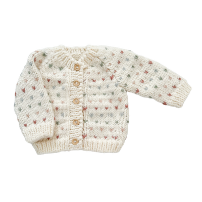 Sawyer Cardigan Pastel Baby Sweater