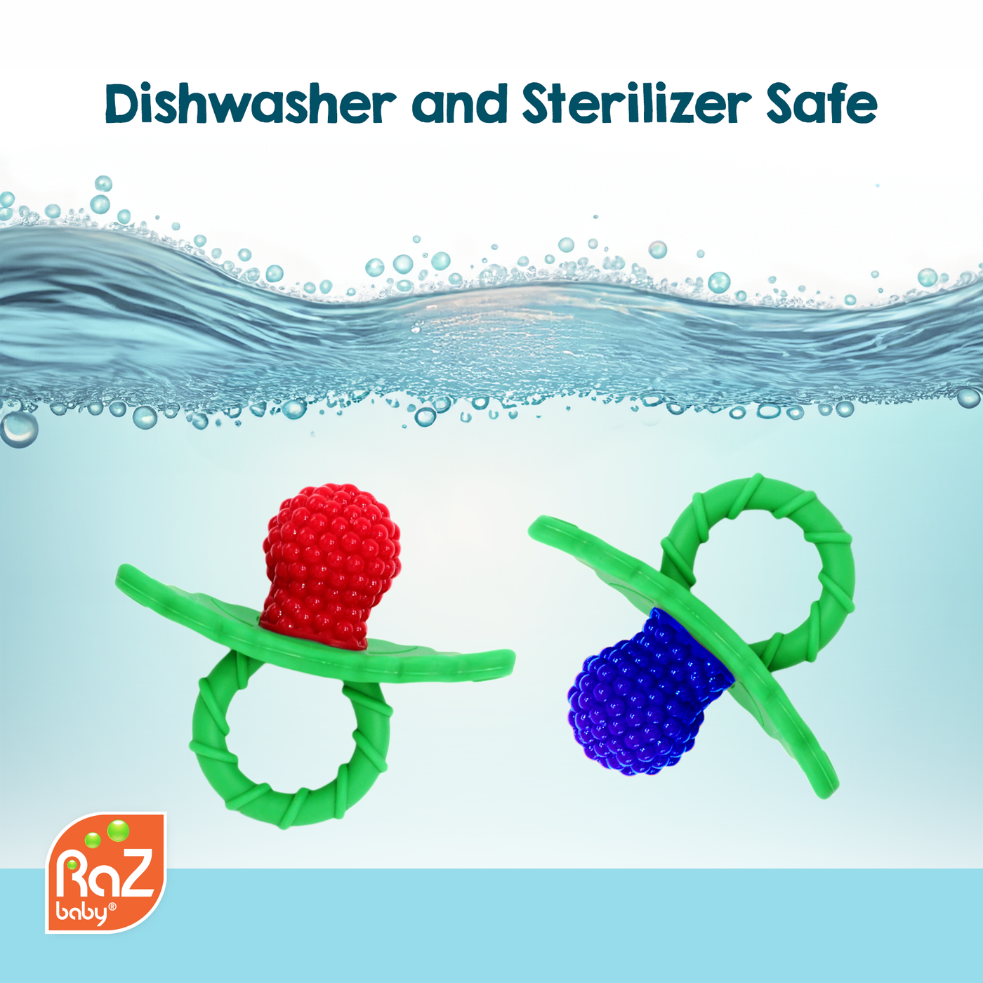 RaZberry Silicone Teether | Blue Moon