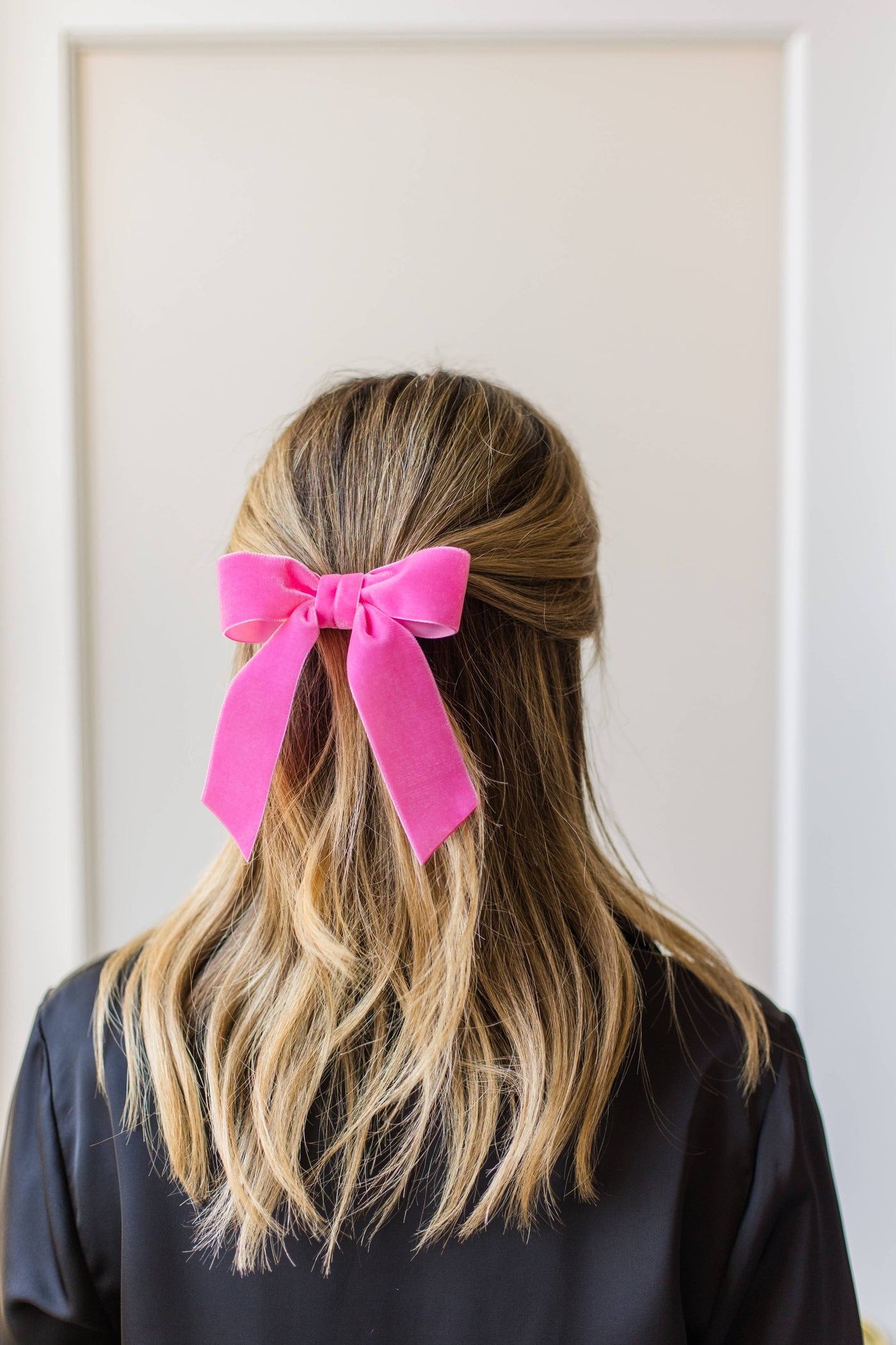Velvet Hair Barrette | Delora Bow