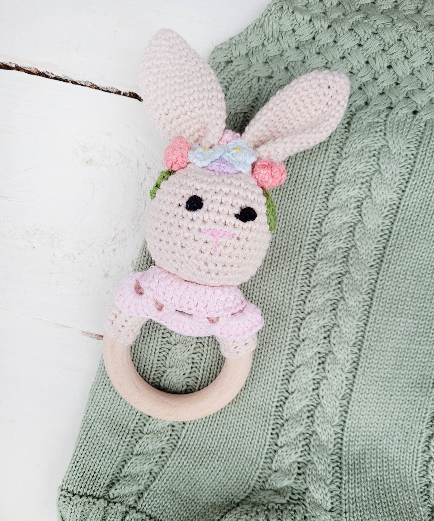 Crochet Bunny Rattle