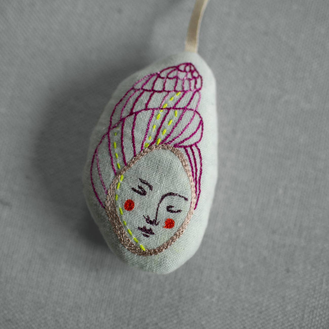 Shell Lady Lavender Filled Ornament