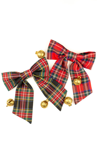 Tartan Christmas Plaid Hair Barrette | Lucy Bow