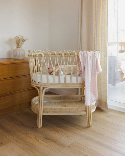 Wrap Knit Footie || Heathered Natural