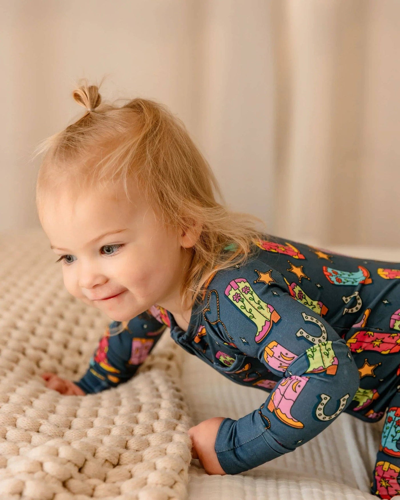 Howdy Hunny Zip Romper