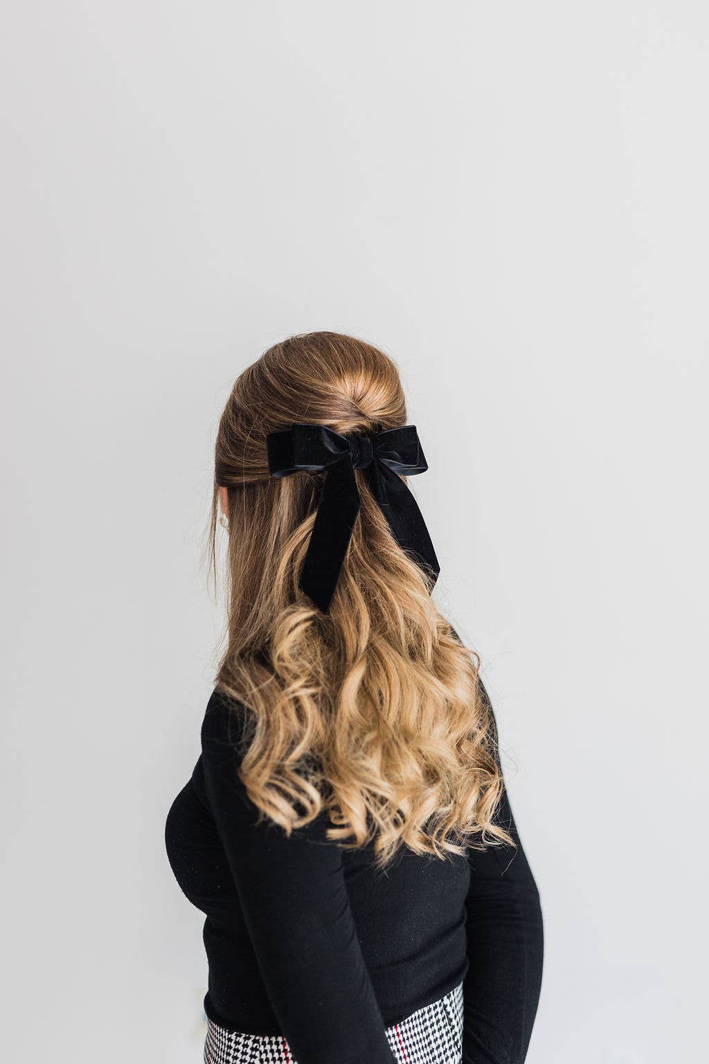 Velvet Hair Barrette | Judy Bow - Short Length