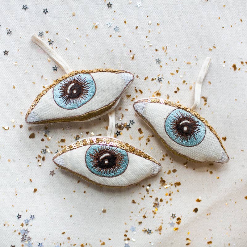 Evil Eye Lavender Filled Ornament