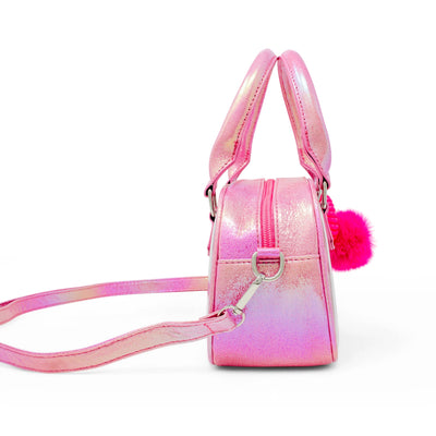 Girl's Game Day Glam Clear Crossbody Bag | Purple or Hot Pink