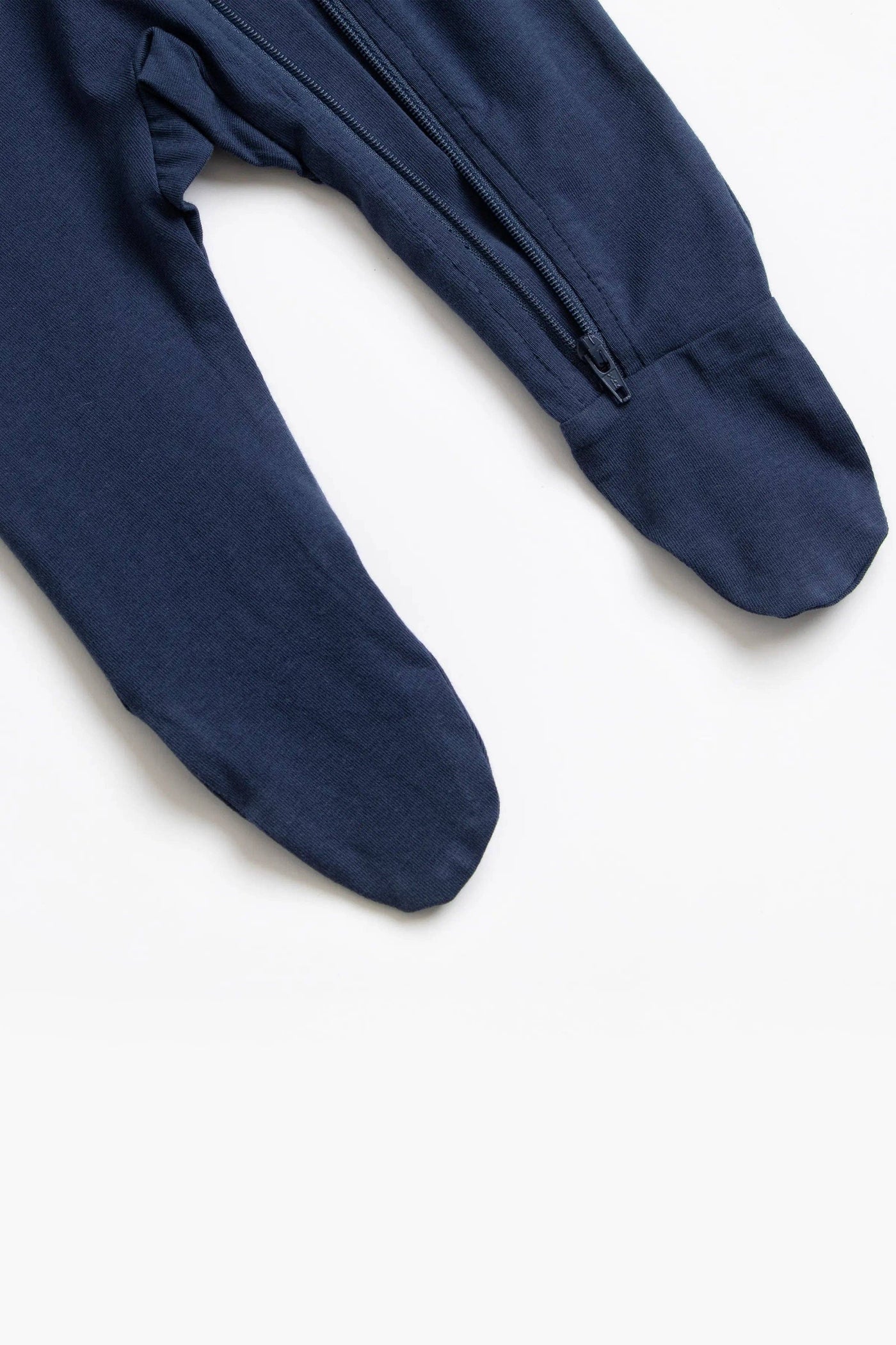 Navy Zipper Onesie