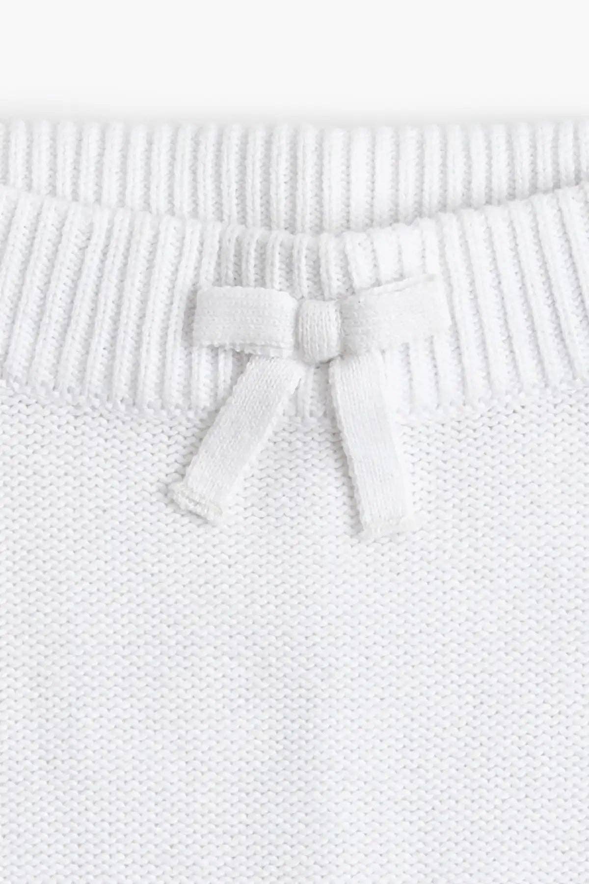 White Knit Baby Set