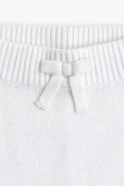 White Knit Baby Set