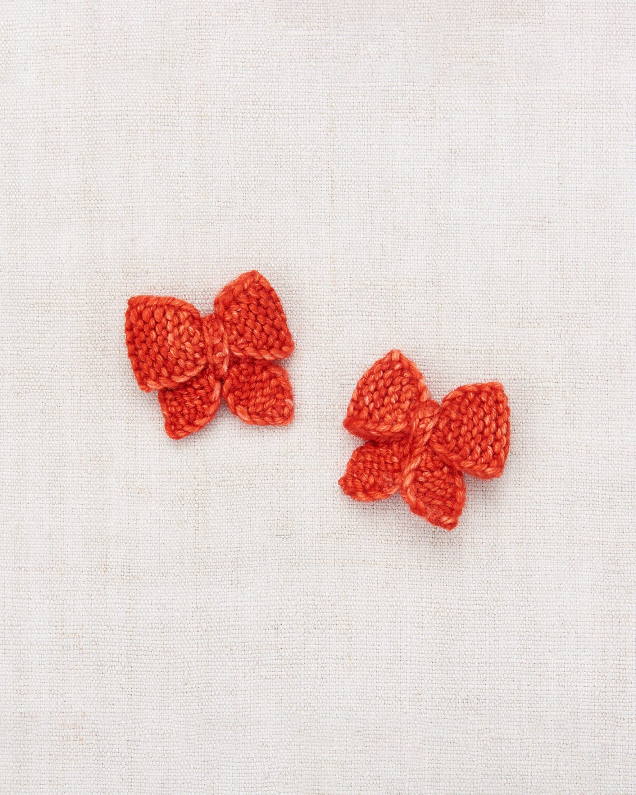 Baby Puff Bow Set - Red Flame – COCO LETO