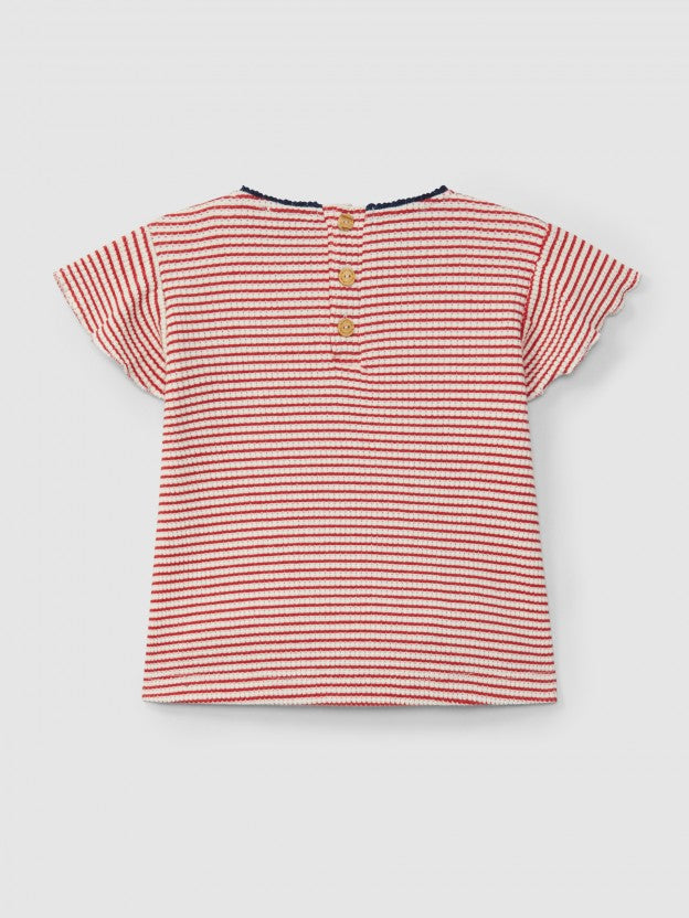 Striped Blouse | Red