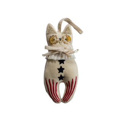 Rocket Cat, Elton John Ornament