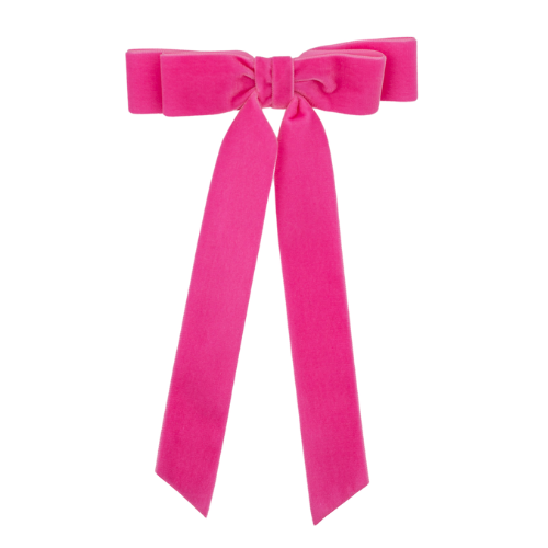 Long Velvet Hair Barrette | Judy Bow - Long Length