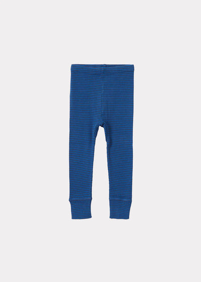 Judd Baby Leggings in Charcoal/Electric Blue